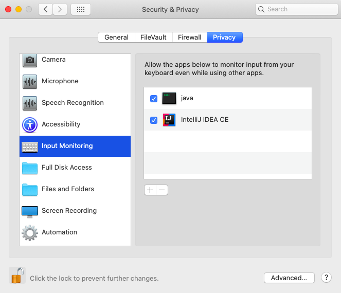 Figure 1: Mac users System Preferences